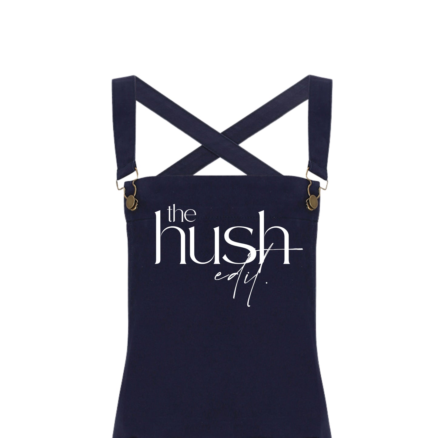 Personalised Logo Apron, Company Logo Apron, Design your own logo apron, Navy Blue Logo Apron