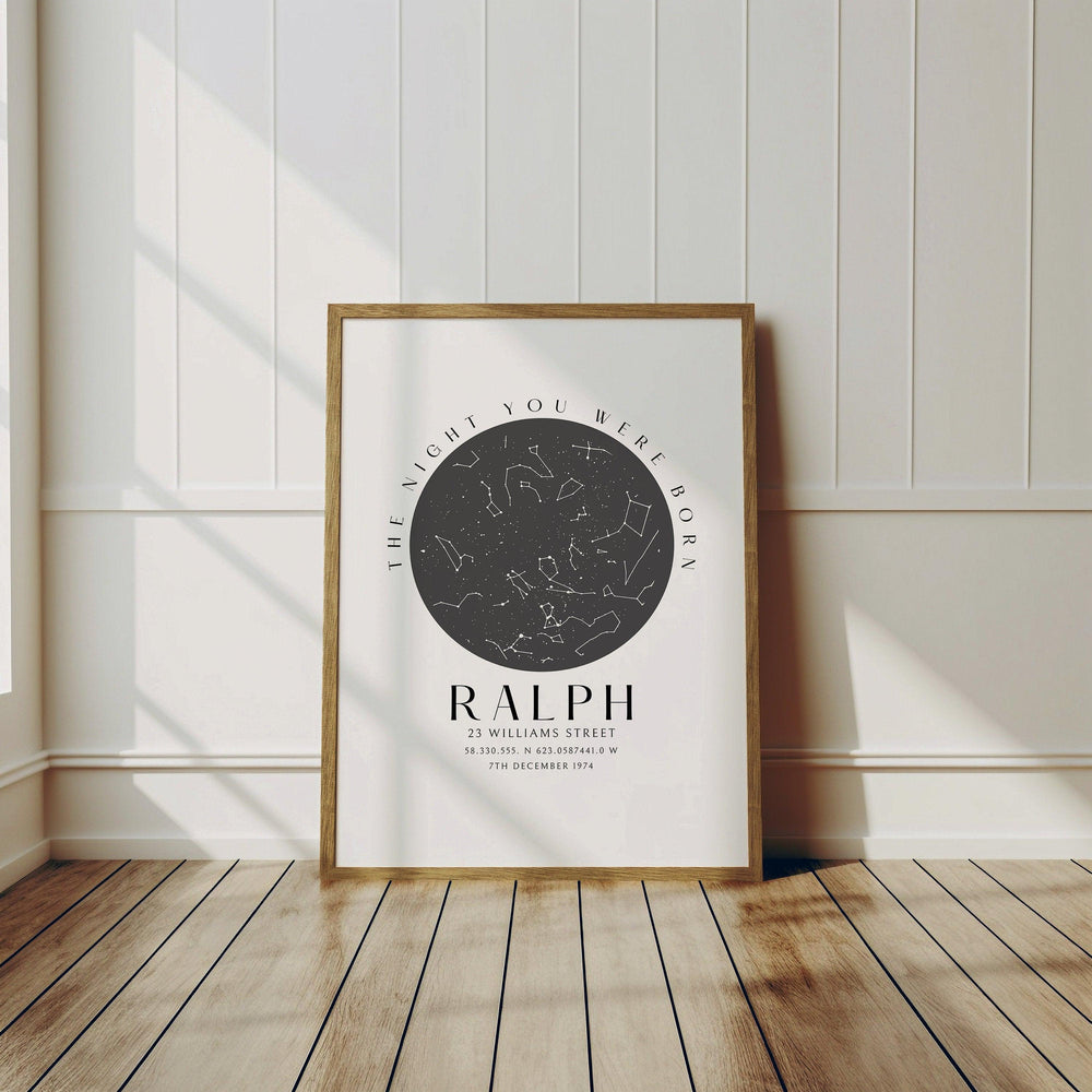 
                  
                    50th Birthday Gift, Star Map Print, The night you were born star map print, Star Map Gift for Birthday, Birthday Gifts for Him and Her, Map - Glam and Co 
                  
                