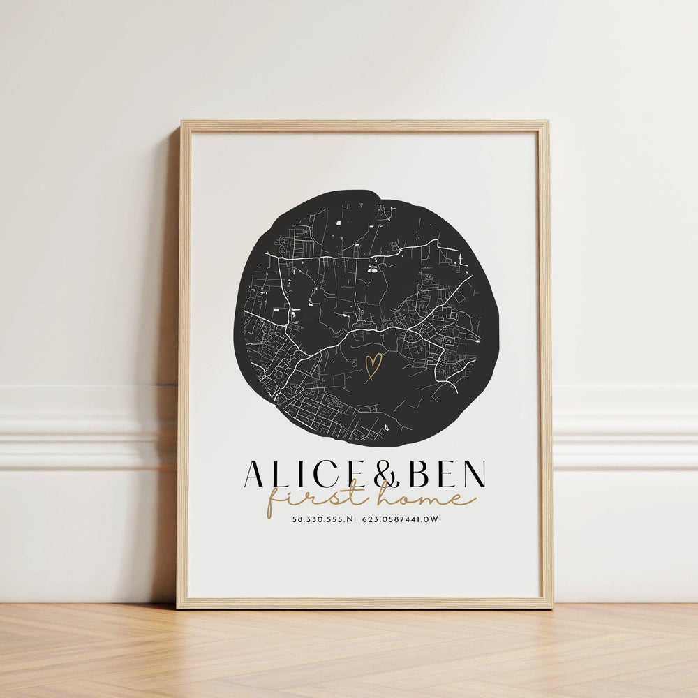 
                  
                    First Home Gift Map Print, New Home Gift Map Print, Our Home Map Gift for Anniversary, Gifts for New Home Our Home, Housewarming Gifts - Glam and Co 
                  
                