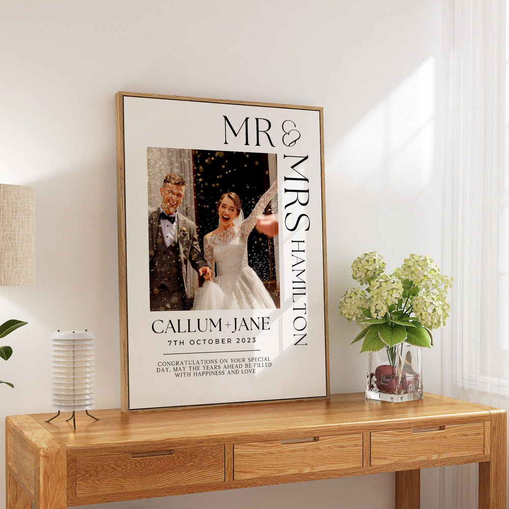 
                  
                    Wedding Day Photo Gift for her or him, Couples Photo Gift, Gift for Her and Him, Gift for Husband and Wife, Wedding Day Photos Keepsake - Glam and Co 
                  
                