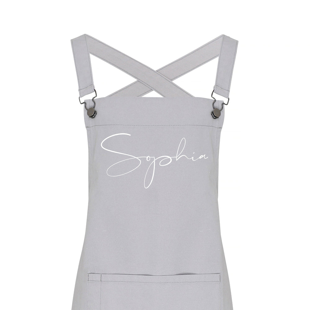 
                  
                    Personalised Denim Barista Style Apron | Aprons for Men and Women - Glam & Co Designs Ltd
                  
                