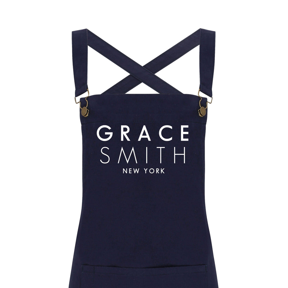 
                  
                    Personalised Denim Barista Style Apron | Aprons for Men and Women - Glam & Co Designs Ltd
                  
                