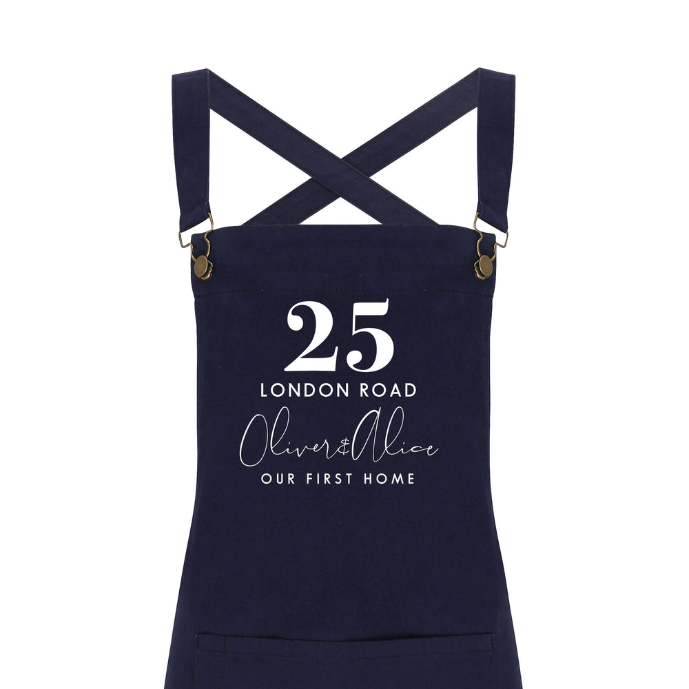 
                  
                    Personalised Barista Apron | Our First Home Apron - Glam & Co Designs Ltd
                  
                