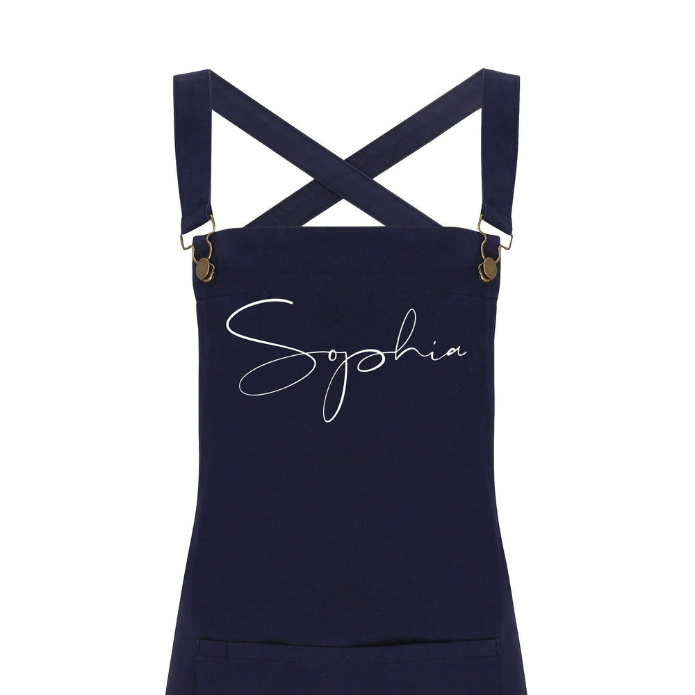 
                  
                    Personalised Denim Barista Style Apron | Aprons for Men and Women - Glam & Co Designs Ltd
                  
                
