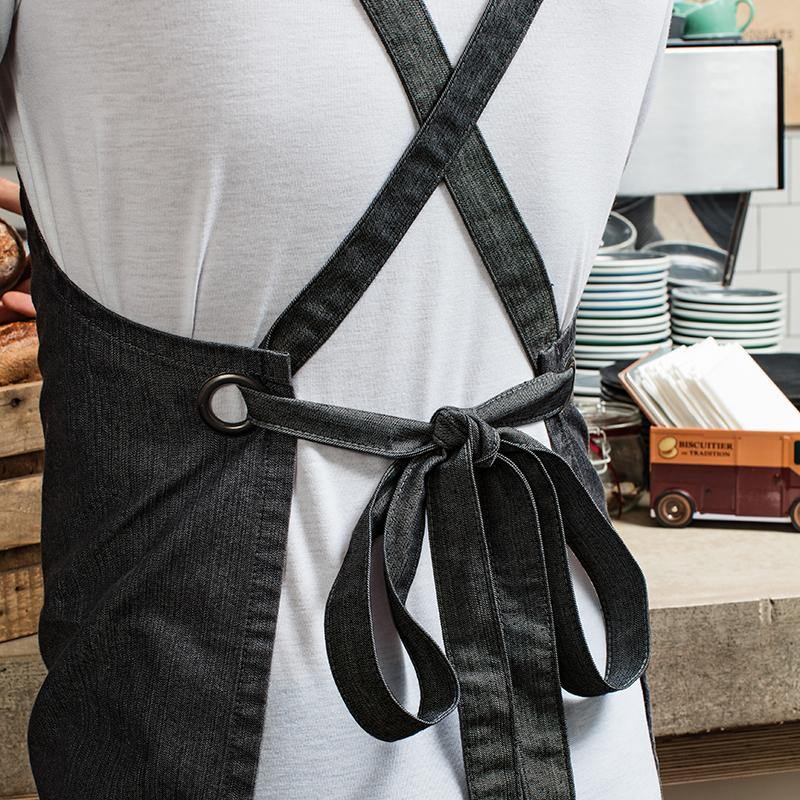 
                  
                    Personalised Denim Barista Style Apron | Aprons for Men and Women | Co-Ordinates Apron - Glam & Co Designs Ltd
                  
                