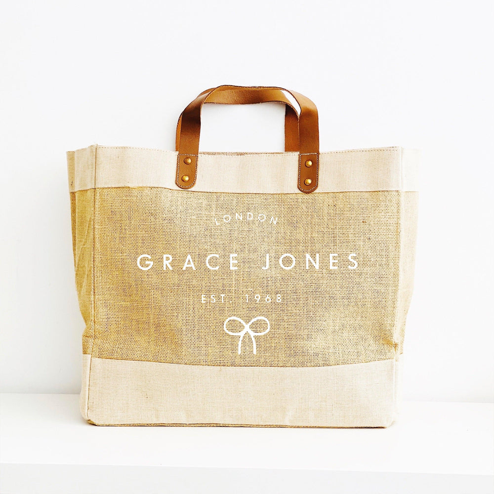 
                  
                    Personalised Jute Tote Bag - Birthday Bag - Glam & Co Designs Ltd
                  
                