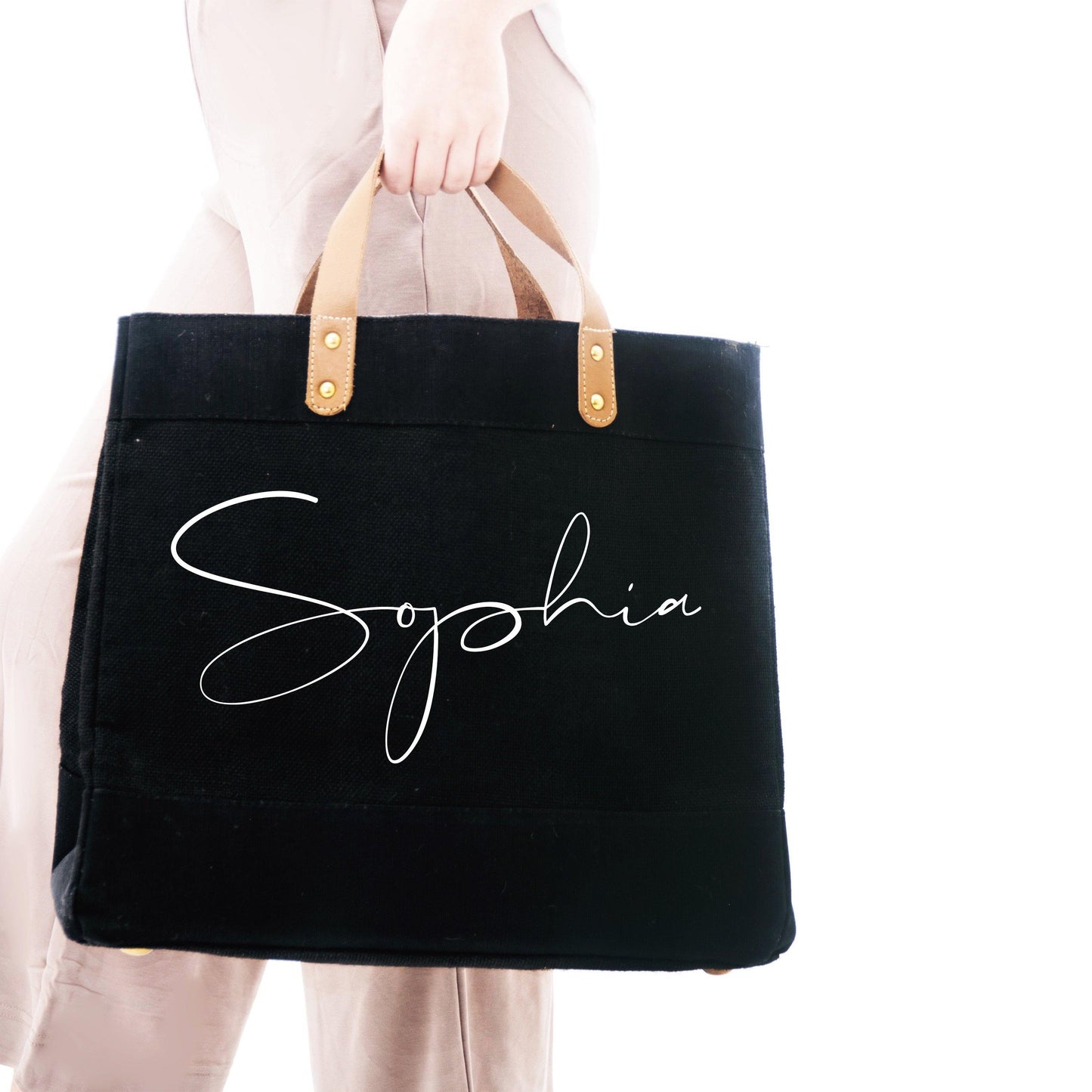 Personalised Bag | Custom Tote Bag | Personalised Shopping Bag | Gift ideas for Her | Custom Beach Bag | Custom Bag | Custom Shopping Bag - Glam & Co Designs Ltd
